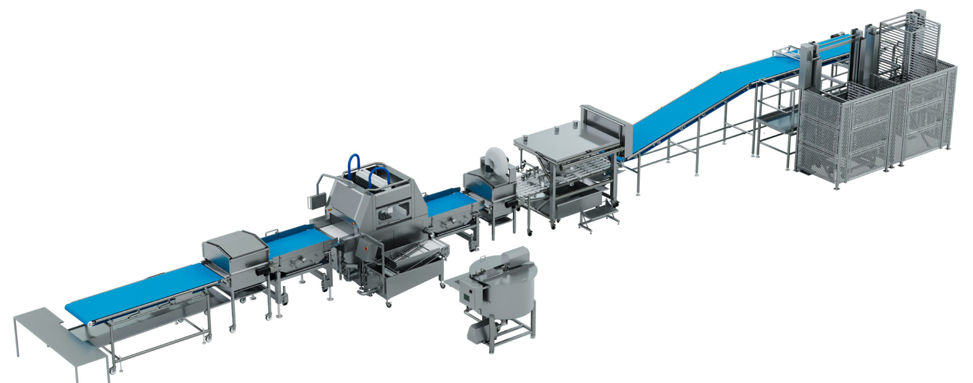 Turnkey salting and handling line | Intelligent dry-salting